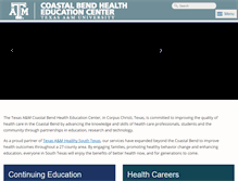 Tablet Screenshot of cbhec.tamhsc.edu