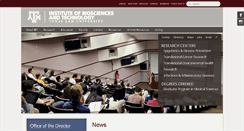 Desktop Screenshot of ibt.tamhsc.edu