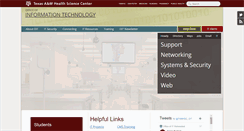 Desktop Screenshot of it.tamhsc.edu