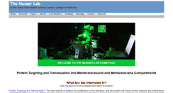 Desktop Screenshot of musserlab.medicine.tamhsc.edu